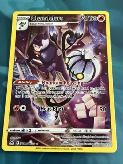 Chandelure SWSH11: Lost Origin Trainer Gallery TG04/TG30 Pokemon TCG NM - Image 1