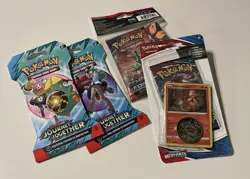 Pokemon TCG Booster Packs Bundle - 4 Packs, Promo Card, + More - Image 2