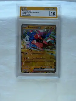 Koraidon ex 197 Blackstar promo CRG 10 Pokemon 2025 tedesco - Image 1