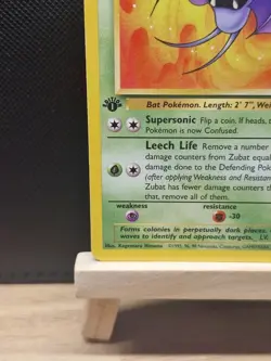 Pokemon 1999 WOTC 1st Edition Fossil Zubat 57/62 - Near Mint - Image 5