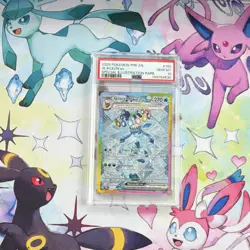 Pokemon Glaceon ex 270HP Special Illustration Rare Holo Sv: Prismatic 150/131 - Image 1