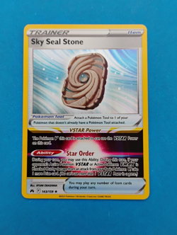 Sky Seal Stone 143/159 Holo Rare Crown Zenith Pokemon TCG Mint - Image 2
