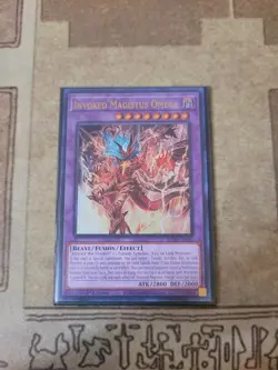 YUGIOH INVOKED MAGISTUS OMEGA BPRO-EN100 ULTRA 1ST ED NM - Image 1