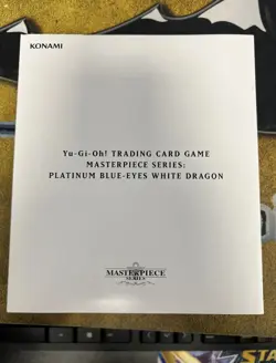 Yugioh TCG Masterpiece Series: Platinum Blue-Eyes White Dragon (Serial #0652US) - Image 2