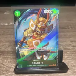 One Piece TCG Kikunojo Alternate Alt Art SR EB04-012 English OP14 Azure Seven NM - Image 1