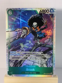 One Piece CCG Brook OP15-032 Adventure On Kami’s Island SR English NM - Image 1