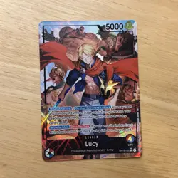 One Piece OP15-002 Lucy Alt Art Leader Adventure on KAMI's Island NM - Image 1