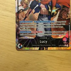 One Piece OP15-002 Lucy Alt Art Leader Adventure on KAMI's Island NM - Image 3