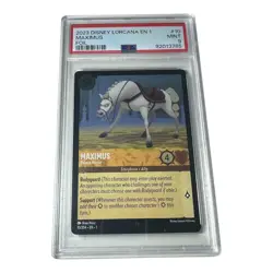 2023 Disney Lorcana The First Chapter Maximus - Palace Horse #10 FOIL PSA 9 - Image 1