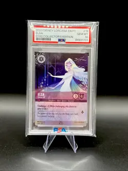 Disney Lorcana Elsa Gloves Off D100 Collector’s Edition PSA 10 Gem Mint! - Image 1