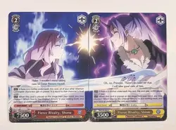 Weiss Schwarz That Time I Got Reincarnated as a Slime Shuna Shion 2 Card Set NM - Image 1