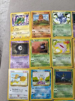 Vintage Pokemon Card Collection Lot - 150+ Cards, WOTC Base Set Era, 2012 EX Tin - Image 3