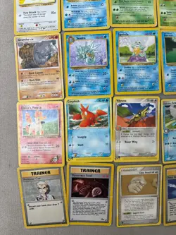 Vintage Pokemon Card Collection Lot - 150+ Cards, WOTC Base Set Era, 2012 EX Tin - Image 4