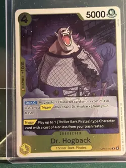 Bandai One Piece CCG Dr. Hogback OP14-110 R Character 5000 HP English Card - Image 1