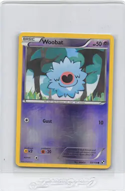 Woobat 50/114 - Common Reverse Holo - Black and White - 2011 POKEMON CARD - NM - Image 1