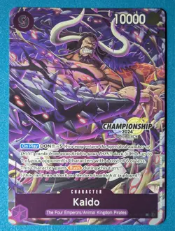 Kaido #ST04-003 (CS 2024 Celebration Pack) One Piece Championship Promo Card, NM - Image 1