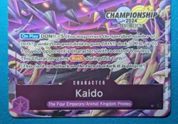 Kaido #ST04-003 (CS 2024 Celebration Pack) One Piece Championship Promo Card, NM - Image 3