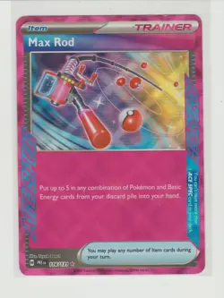 Max Rod Ace Spec Pokemon Card PRE 116/131 - Image 1