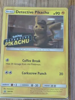 Detective Pikachu Promo SM190 Stamped and Sealed Pokemon TCG Card NM English - Image 4