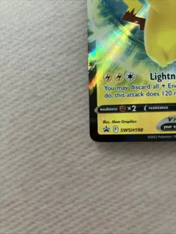 Pikachu V SWSH198 NM Holo Foil Promo Rare Pokemon Card - Image 5