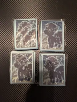 Pokemon Silver Tempest 4x ETB 65 cnt Card Sleeves Vulpix - Image 1