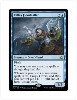 1x Valley Floodcaller, Magic the Gathering MTG NM - Image 1