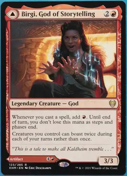 Birgi, God of Storytelling / Harnfel, Horn of Bounty Kaldheim NM (514168) - Image 1