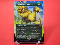 Traveling Chocobo (Borderless) (Chocobo Track Foil) Final Fantasy Foil NM - Image 1