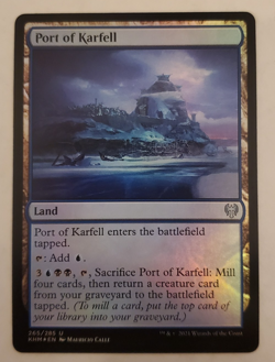 1x Port of Karfell FOIL Kaldheim MTG Magic the Gathering NM - Image 1