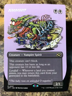 MTG TCG Aetherdrift Bloodghast (Borderless) 0337 Regular Rare - Image 1