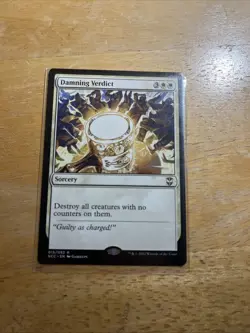 Damning Verdict Commander: Streets of New Capenna Regular NM - Image 1