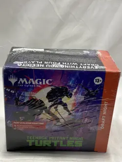 Magic the Gathering Teenage Mutant Ninja Turtles Draft Night Box Sealed New - Image 1