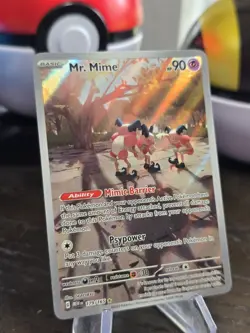 MR. MIME 179/165 ILLUSTRATION RARE 151 POKEMON NM/M - Image 2