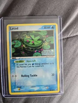 Pokemon Lotad Crystal Guardians Reverse Holo Card 55/100 - Image 1
