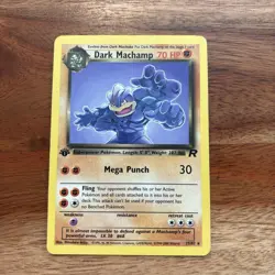 Pokemon Dark Machamp 27/82 1st Edition Team Rocket Edition - Image 1