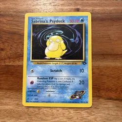 Sabrina's Psyduck 99/132 Gym Challenge Regular Pokemon TCG - LP - Image 1