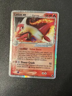 Pokemon TCG Latias EX Dragon Frontiers Holo Rare Card 95/101 Delta Species EX - Image 1