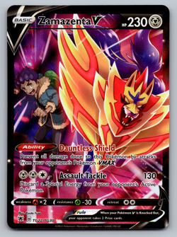 Zamazenta V Pokemon Astral Radiance Trainer Gallery TG22/TG30 Ultra Rare NM - Image 1