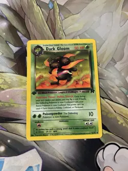 Dark Gloom 36/82 1st Edition Team Rocket Non-Holo NM - Image 1