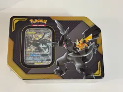 Pokemon TCG Pikachu & Zekrom Tag Team GX Tin Sealed - Image 1