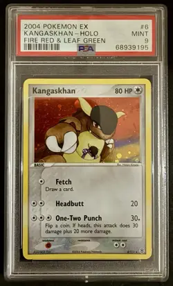 Pokemon Kangaskhan EX Fire Red & Leaf Green Holo #6 PSA 9 - Image 1