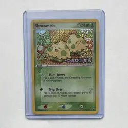 Pokemon Shroomish 72/107 EX Deoxys Holo Common 40 HP Basic English - Image 1