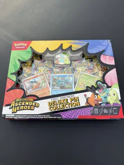 Pokemon TCG Ascended Heroes First Partners Deluxe Pin Collection Box BRAND NEW - Image 1