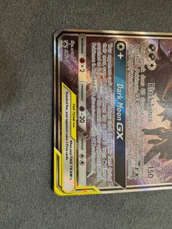 Umbreon & Darkrai GX SM241 Sun & Moon TAG TEAM Black Star Promo Full Art Holo - Image 5