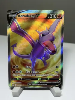 Aerodactyl V 179/196 Ultra Rare Lost Origin Pokemon TCG - Image 1
