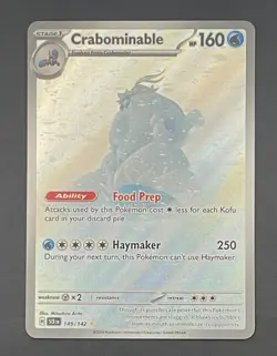 Pokemon Card Crabominable 149/142 Stellar Crown - Near Mint - Image 1