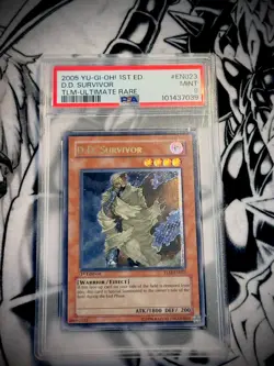 Yugioh TLM D.D survivor ultimate rare 1st edition PSA 9 - Image 1