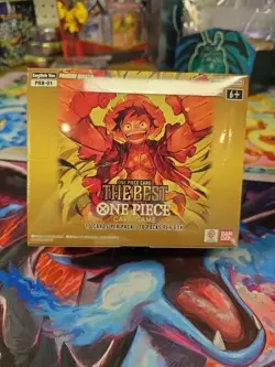 ONE PIECE TCG THE BEST PRB-01 PREMIUM BOOSTER BOX FACTORY SEALED - Image 1