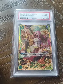 PSA 10 GEM MINT One Piece Legacy of the Master Jewelry Bonney OP12-118 SEC - Image 1