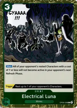 Electrical Luna R Two Legends OP08-036 One Piece TCG - Image 1
